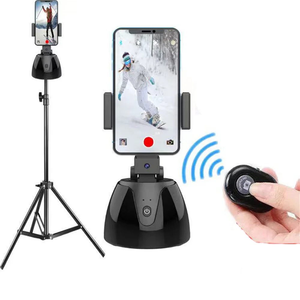 YT-05Auto Face Tracking Camera Gimbal Stabilizer Smart Shooting Holder 360 Rotation Tripod Selfie Stick for Live Video Recording