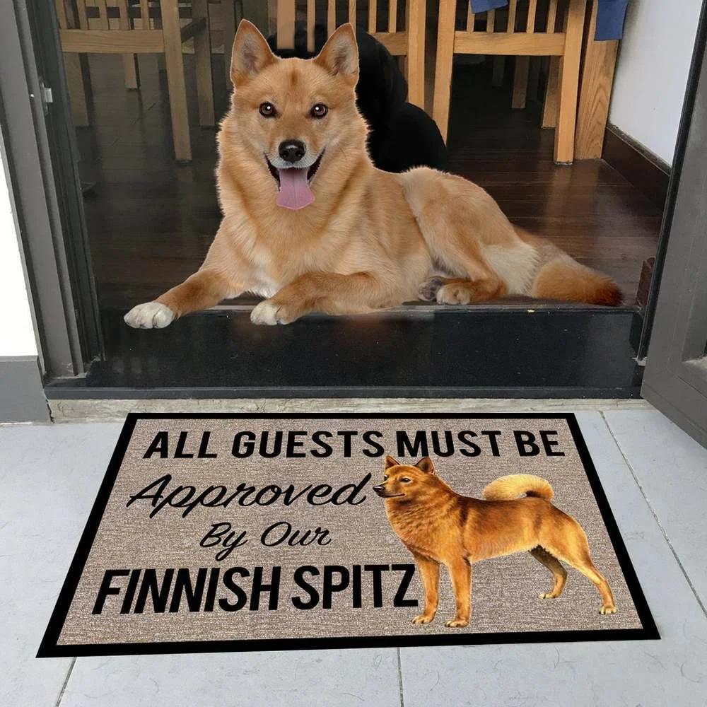 CLOOCL All Guests Must Be Approved By Our Labrador Retriever Doormat Absorbent Nonslip Pet Dog Carpet Door Mat Drop Shipping