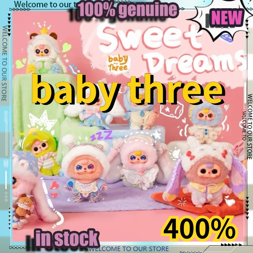 

In Stock Baby Three 400% Sweet Dream Large Series Blind Box Sweet Dream 400% Trendy Toy Doll Decoration Collectible Figure Gift