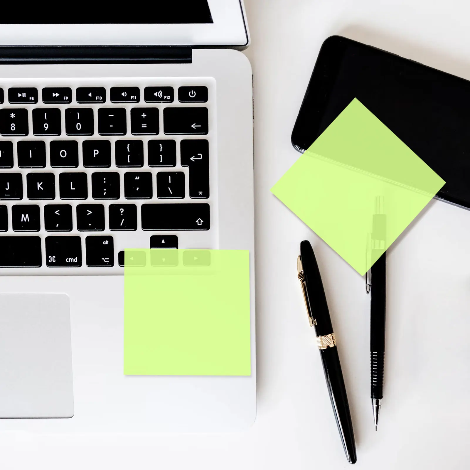 Bloc de notas adhesivas transparentes, autoadhesivo, impermeable, material escolar y de oficina, papelería, 50 unidades