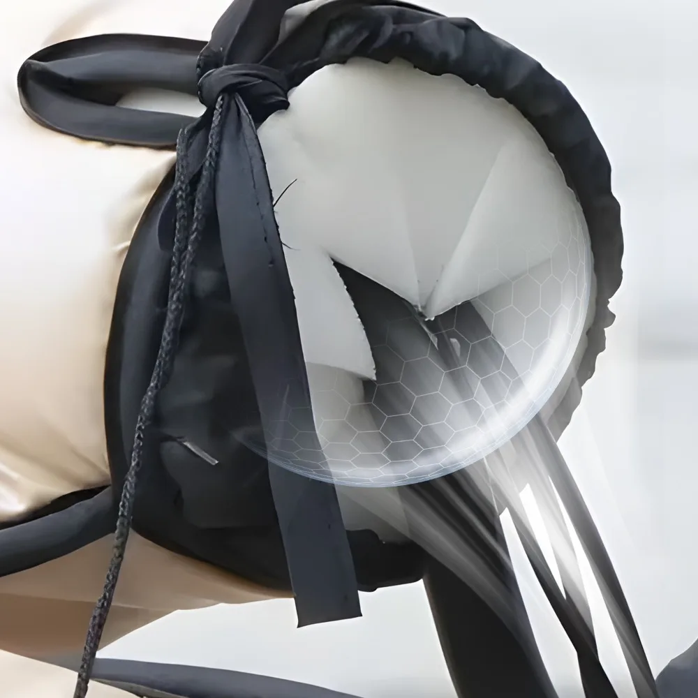 6/2 قطعة دراجة نارية موجة يندبروف القطن سميكة القطن الأساسية شتاء دافئ اصطف المقود يغطي كتل على الفور قبضة الرياح #3