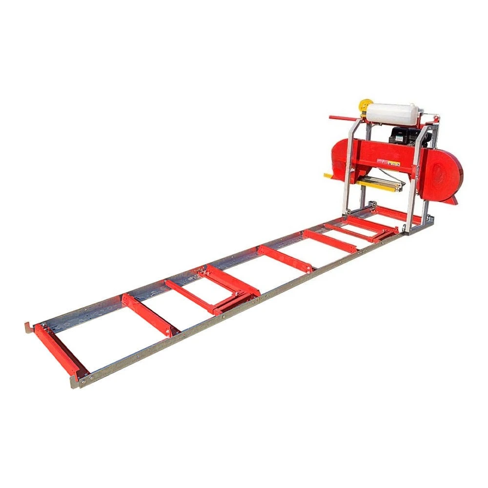Portable sawmill chain saw with wood sawmill mini saw horizontal band saw mill