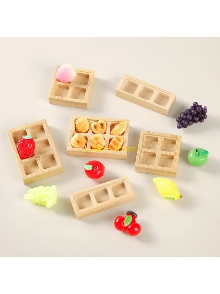 Y4QA Mini For Toy House Props Smooth Creative Play Decors