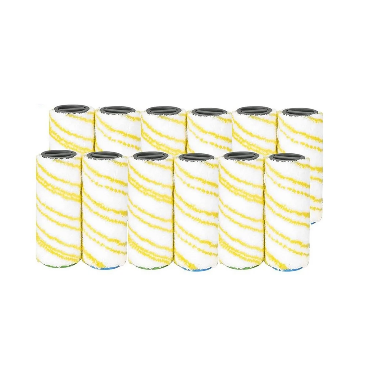

12 Pcs Roller Brush Replacement Accessories for FC5 FC7 FC3 FC3D Electric Floor Cleaner