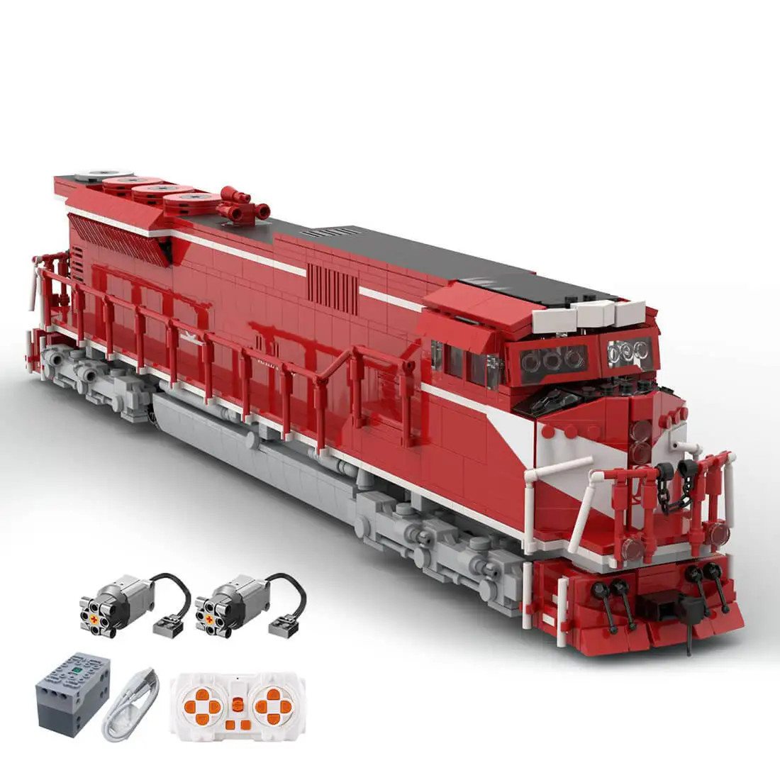 

Custom MOC-126405 EMD SD90/43MAC The Indiana Railroad Train (2263PCS)