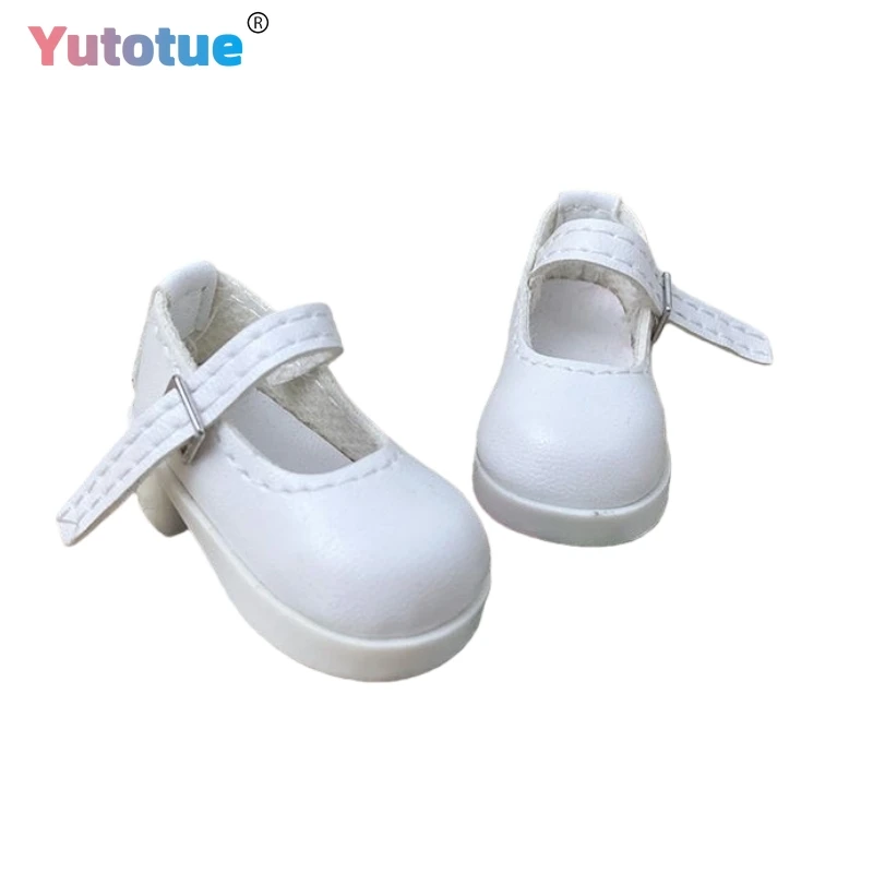 รองเท้าตุ๊กตา Yutotue 1 คู่ สำหรับตุ๊กตา BJD ขนาด 1/3 ความยาว 60 ซม. ของเล่น DIY รองเท้าหนัง PU ความยาวประมาณ 7.5 ซม.