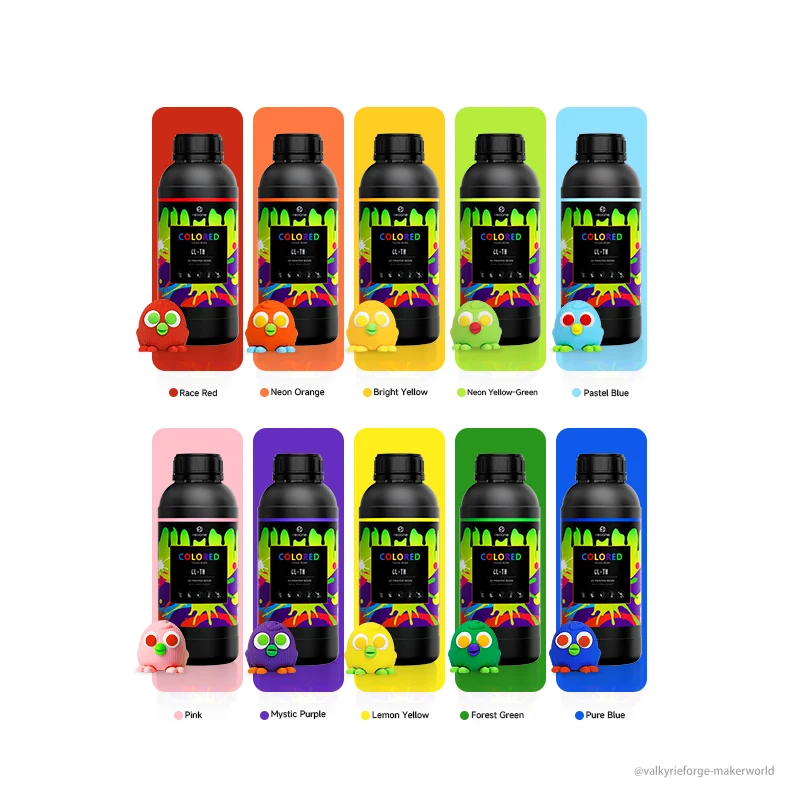 Żywica do drukarek 3D Resione CL-TH, kolorowa, wytrzymała, odporna na zużycie, o niskim stopniu kurczliwości, wysoka precyzja, fotopolimerowa. — zdjęcie produktu 2