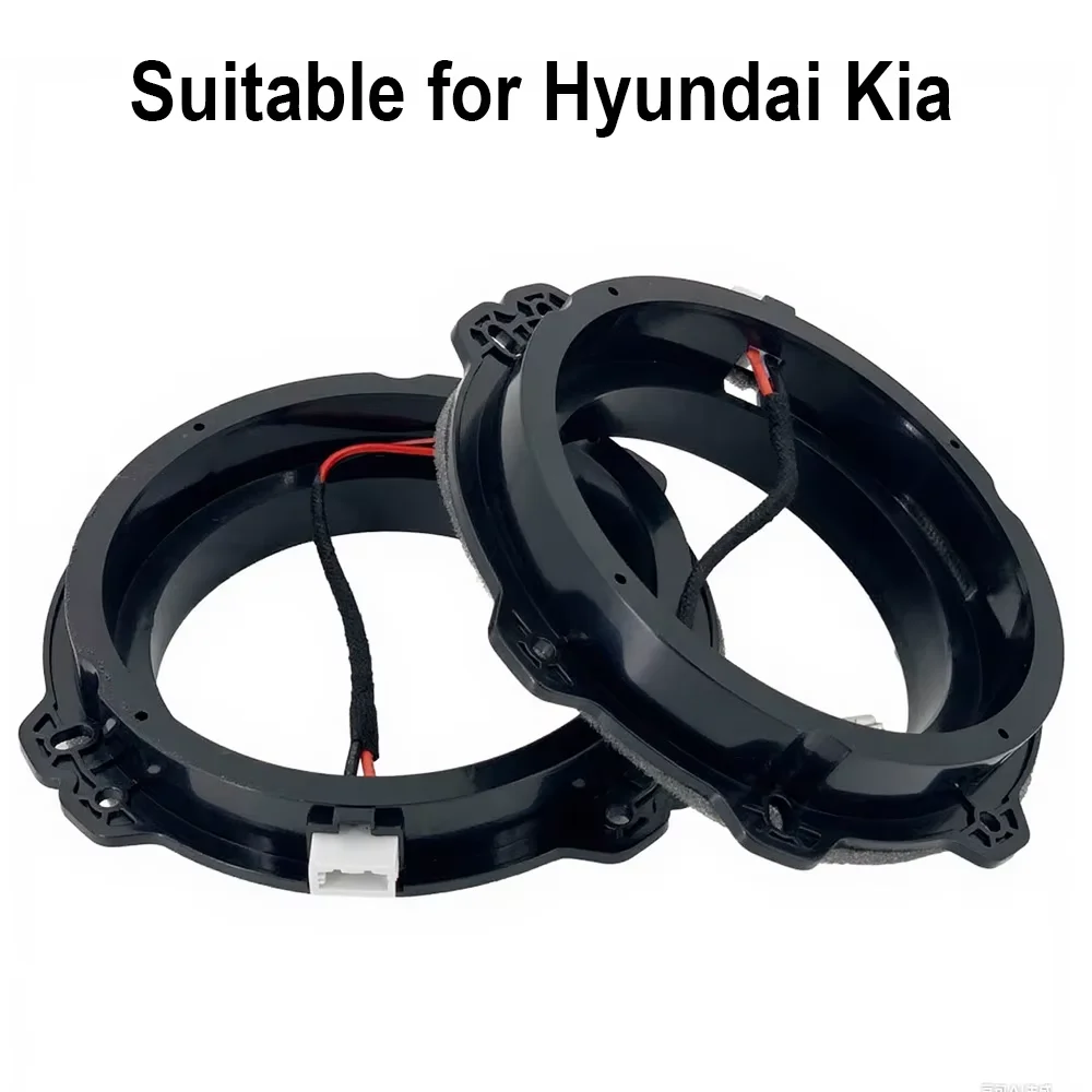 2pcs Car Audio Modification 6.5 Inch Speaker Adapter Mount Pad Audio Special Lossless Plug Suitable For Hyundai Ix35 Kia K3 K5
