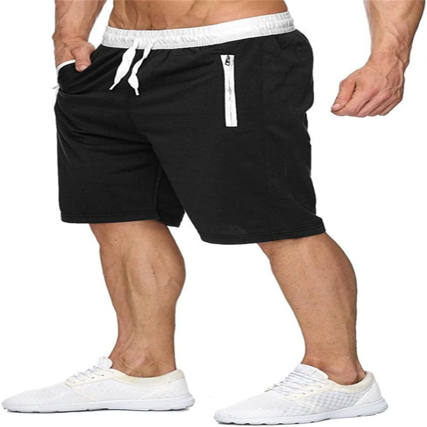 Stay cool and stylish during workouts or beach days with these fashionable, versatile, and comfortable athletic shorts. Elevate