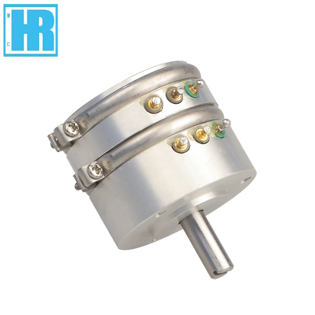 Dual conductive plastic rotary potentiometer 2WDD35D4