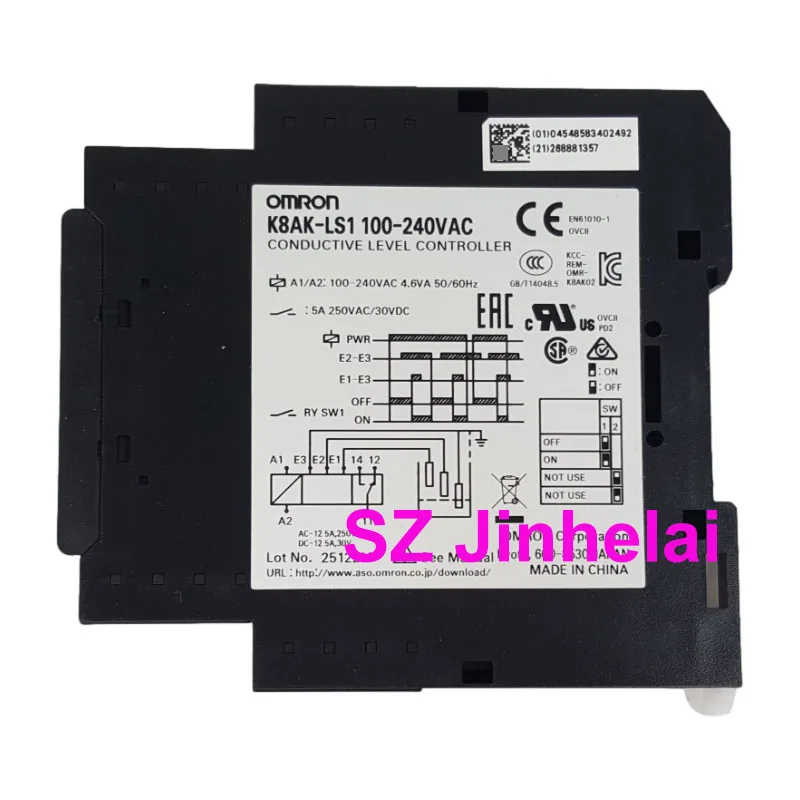 Imagem -02 - Omron K8ak-ls1 100240vac ou 24vac dc Originais Autênticos Interruptores de Nível Líquido Relé de Monitoramento