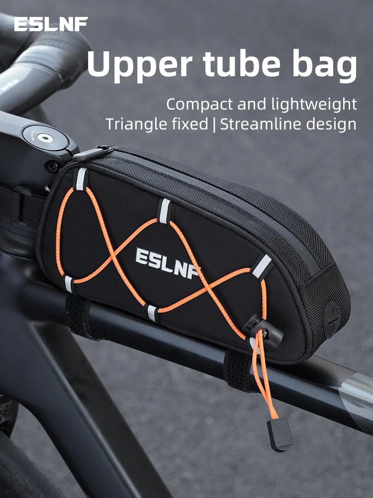 AliExpress ESLNF Rainproof Reflective Bike Bag Front Top Frame Tube Bicycle Bags Large Capacity Top Tube Bag Bicycle