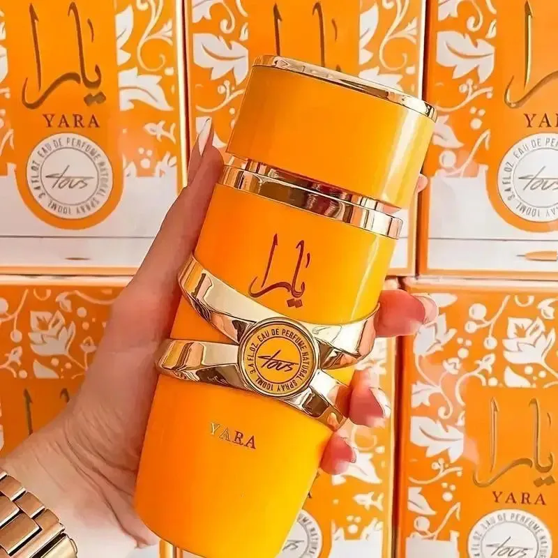 

Lattafa Yara Eau De Parfum Spray - yellow， 3.4oz，Long-Lasting Scent for Men & Women, Wonderful Gift,Daytime and Casual Use