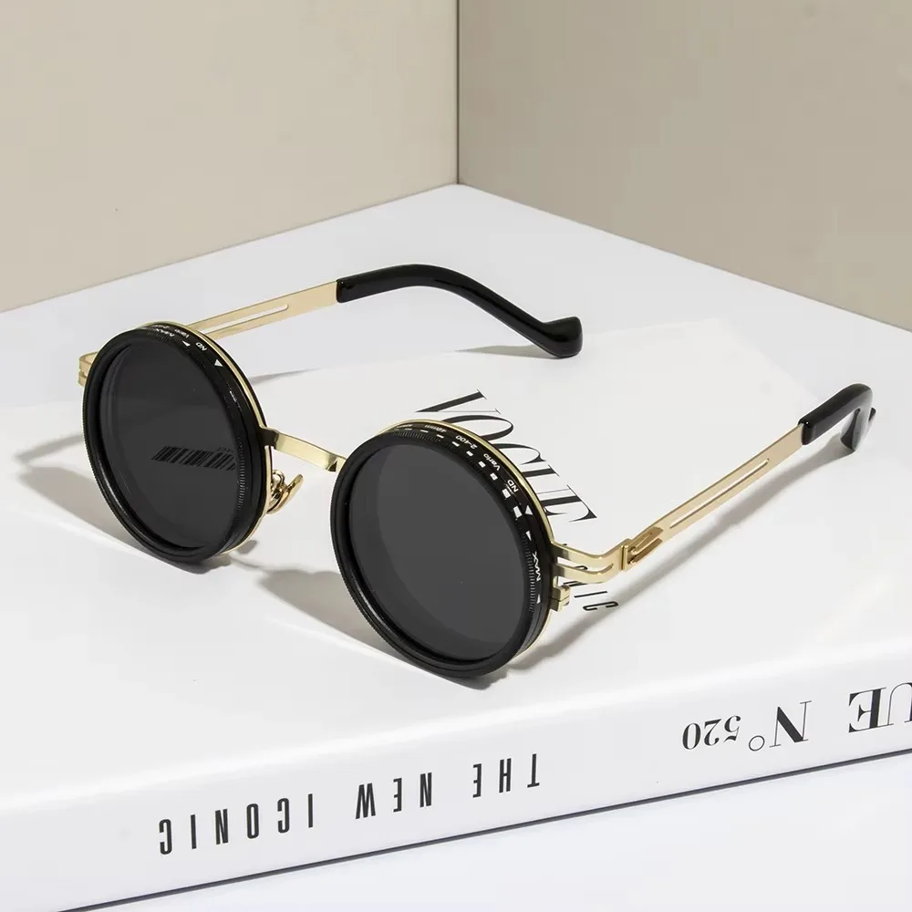 

Fashion ND2-400 Adjustable Dimming Glasses ND Filter 9 Level Polarized Sunglasses With Glasse Case UV400 Eyewear Outdoor