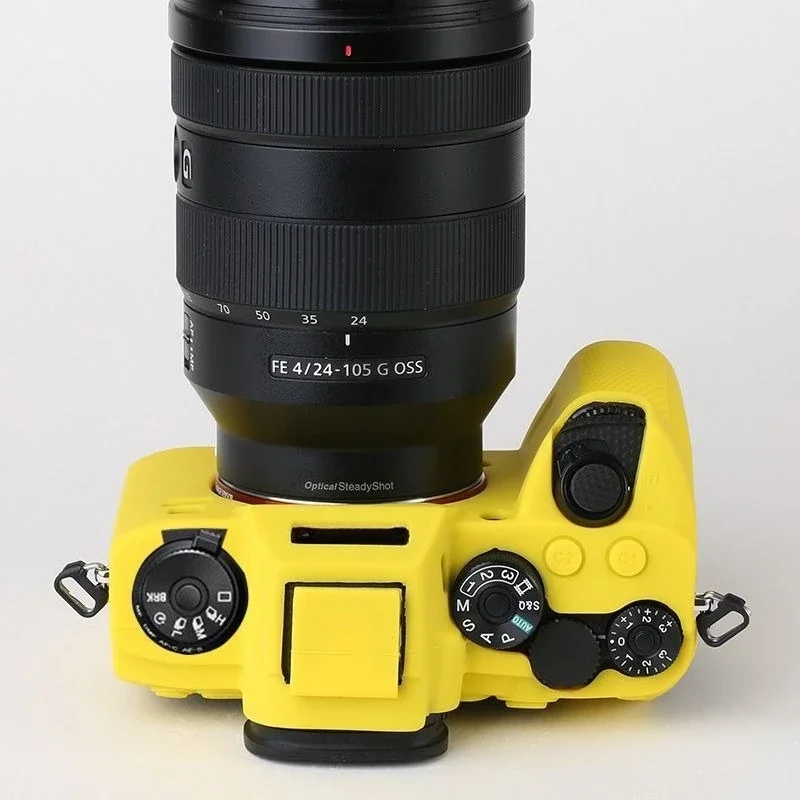 For Sony A9II Mirrorless Camera Silicone Protective Case Digital Case Camera Soft Rubber Case+ 1PCS free tempered film