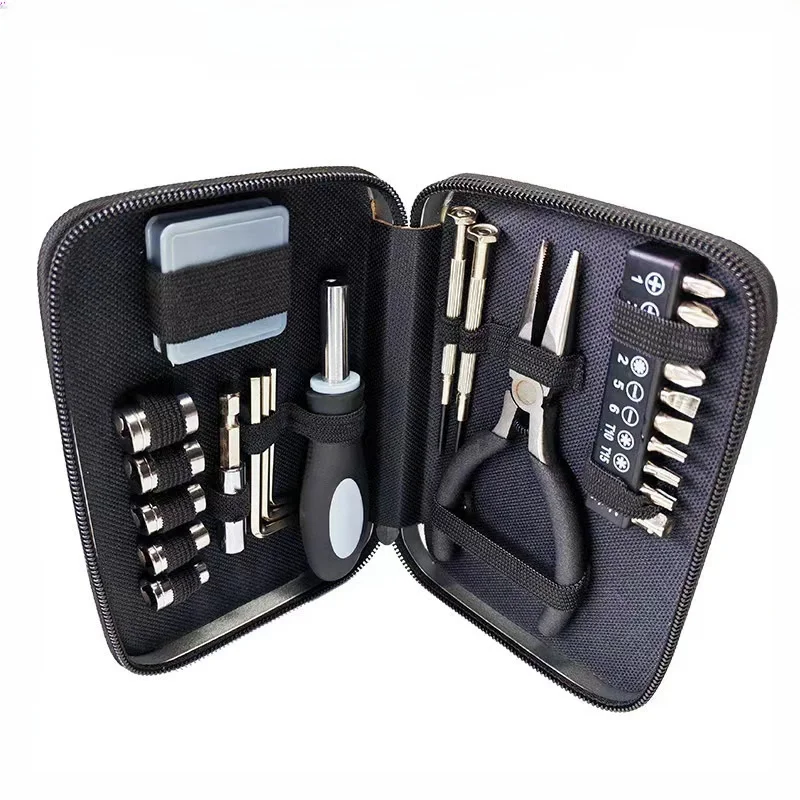 Portable Screwdriver Bits Combination Package Mixed Tool Set Repair Tools ， Needle Nose Pliers Combination Package Mixed Tool