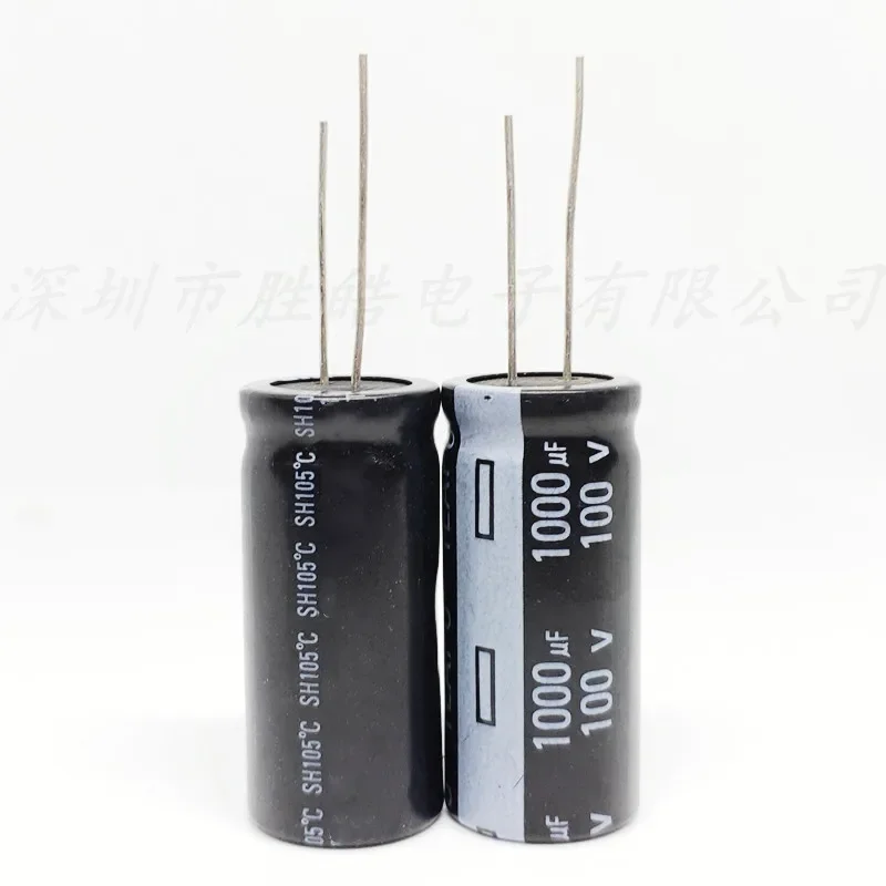 Capacitor eletrolítico de alumínio, volume 18x35mm, 100V1000UF, 5pcs