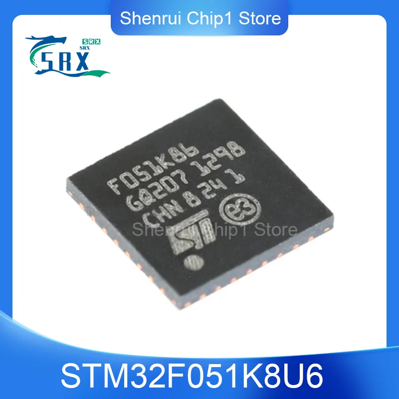 (10piece) STM32F051K8U6 32-bit Microcontroller-MCU QFN32 IC Chip 100% Brand New Original MCU IC