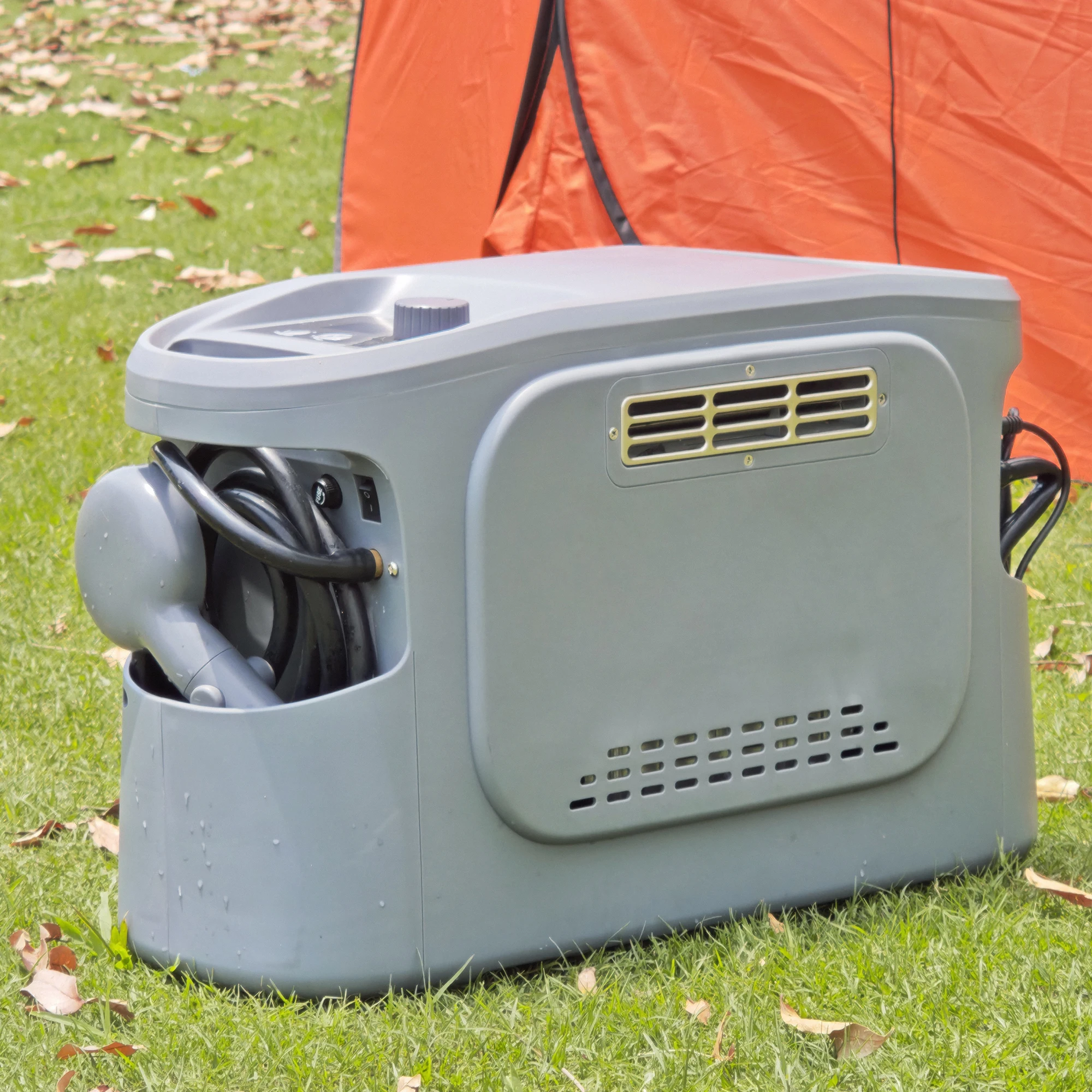 

Портативный электрический водонагреватель для автомобиля с питанием от аккумулятора USB, мгновенная горячая вода для кемпинга, дома на колесах, путешествий, уличных праздников, медный нагрев