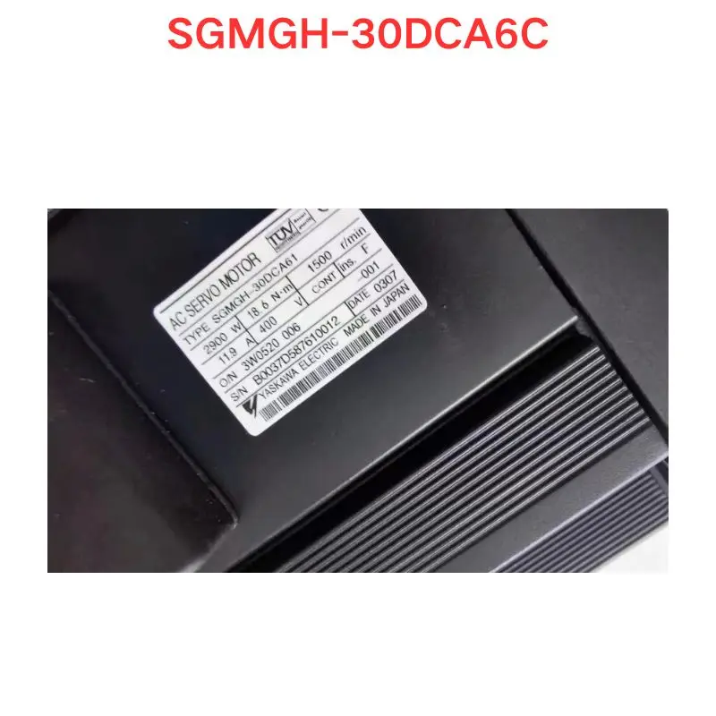 Used OEM disassembled parts SGMGH-30DCA6C servo motor Functional test OK