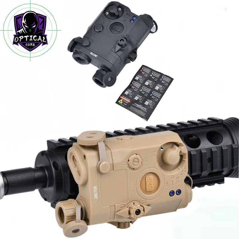 

WADSN Tactical PEQ Laser Battery Box PEQ15 Dummy No Function Plastic Pattern Rifle Rail Mount Garniture With Function Stickers
