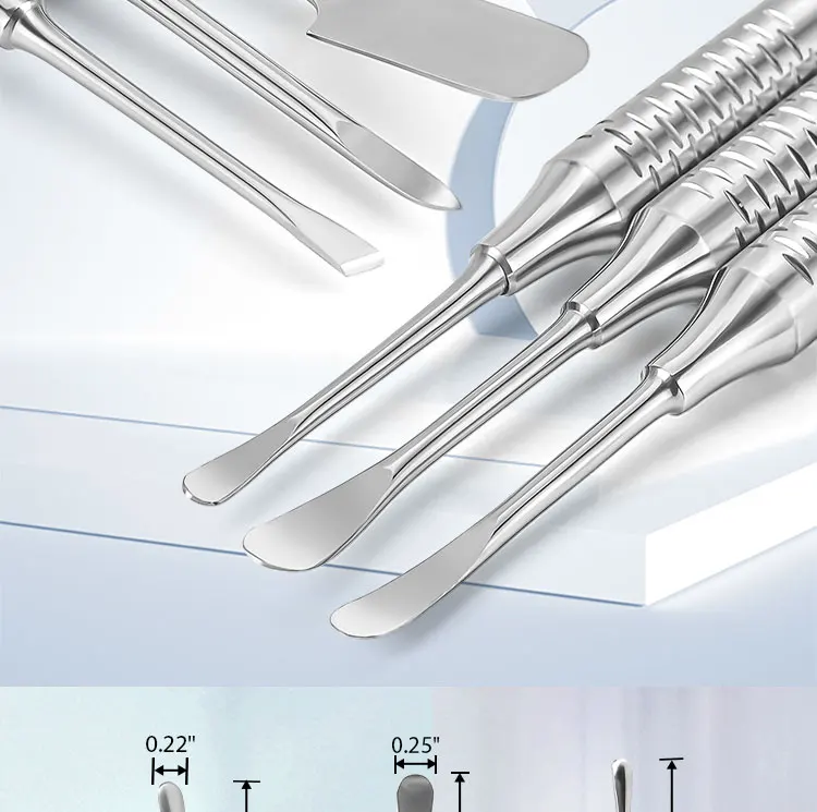 3 Teile/satz AZDENT Dental Doppel Enden Implantat Periosteal Aufzug Werkzeug Einziehen Separaten Autoklav Zahnmedizin Chirurgische Implantation – Detail 3