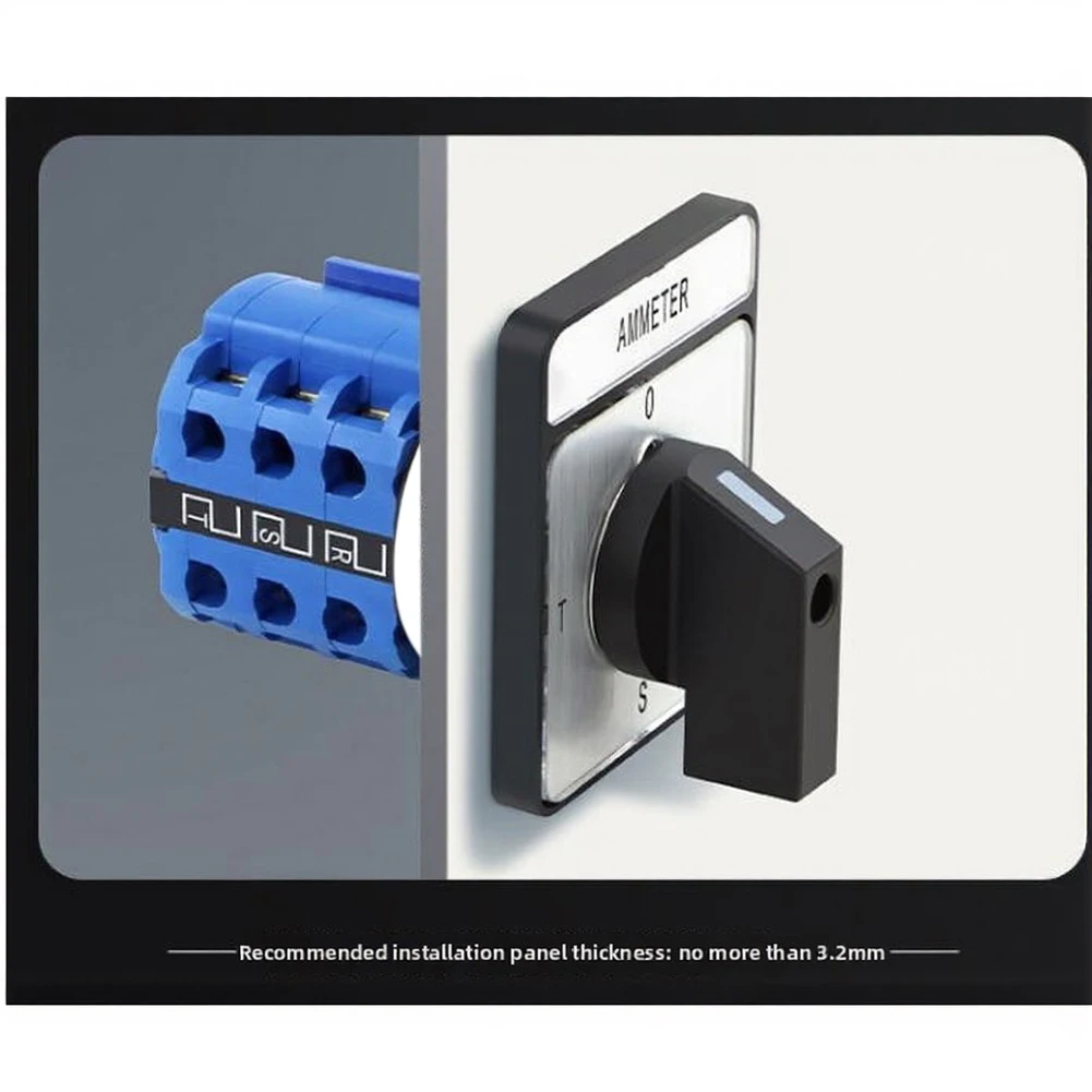 20A Forward Reverse Changeover Switch for RV Boat Electrical Setup 4 Level 3 Stage Current 7 Level 3 Stage Voltage