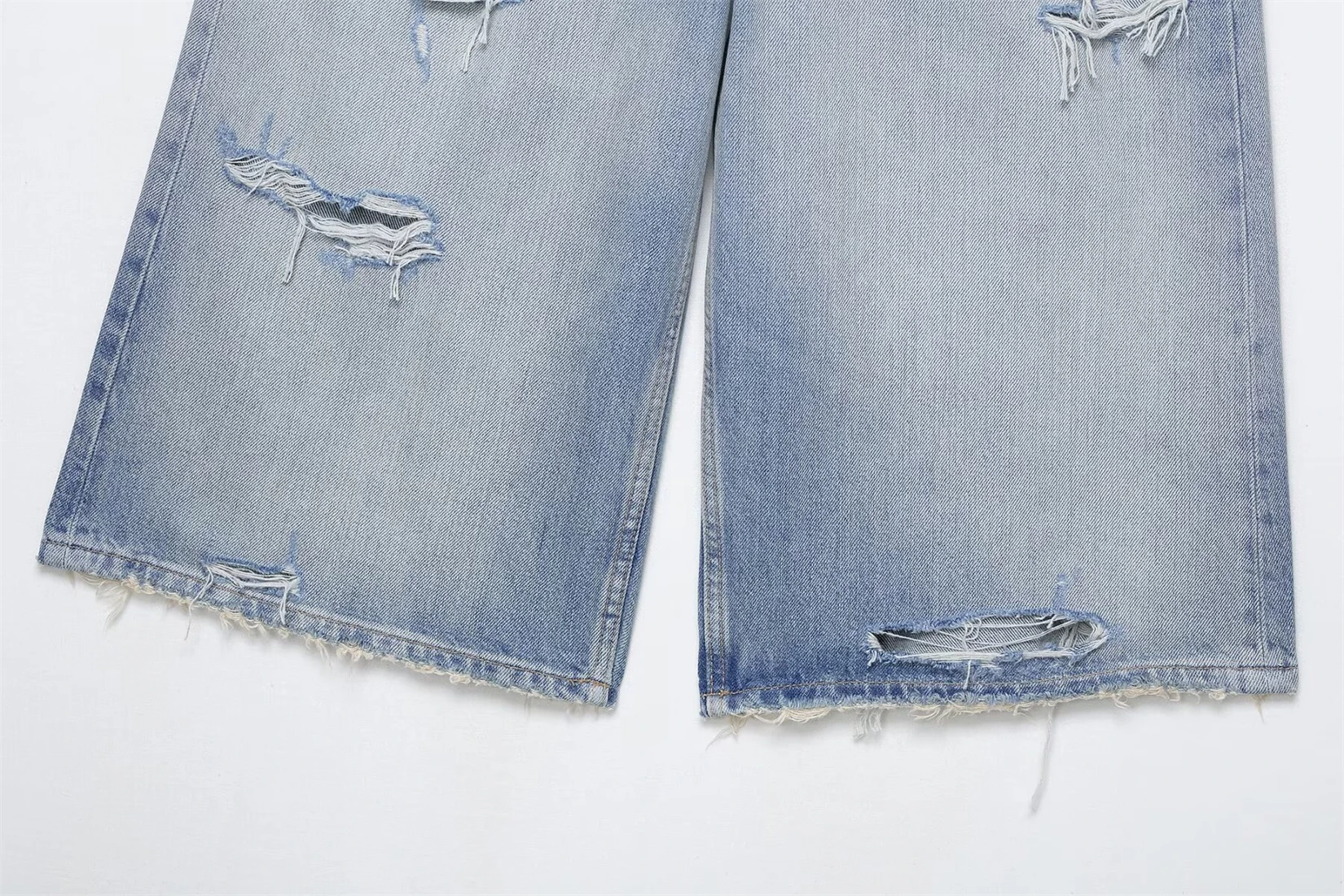 Nouveau 2025 dames coupe ample Denim Shorts décontracté femmes trou décoration confortable taille haute Shorts pour dames