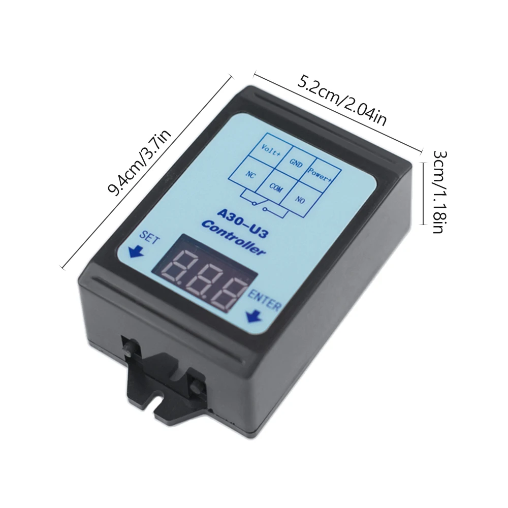 DC 6~80V Voltage Monitoring Relay Time Delay Relay Charging Discharge Controller Module Undervoltage Overvoltage Protection