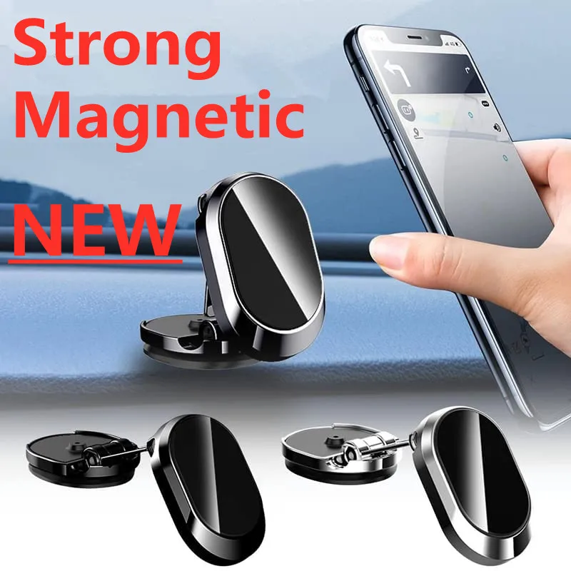 NEW Magnetic Car Phone Holder Mobile Mount Smartphone GPS Support Stand For iPhone 13 12 11 Pro Max Huawei Xiaomi Samsung LG etc