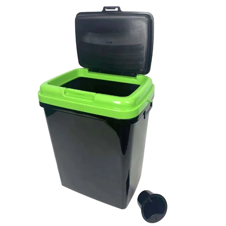 30L Airtight Seal Pet Food Storage Container Bin with Measuring Cup for Cat Dog Grain Food Storage