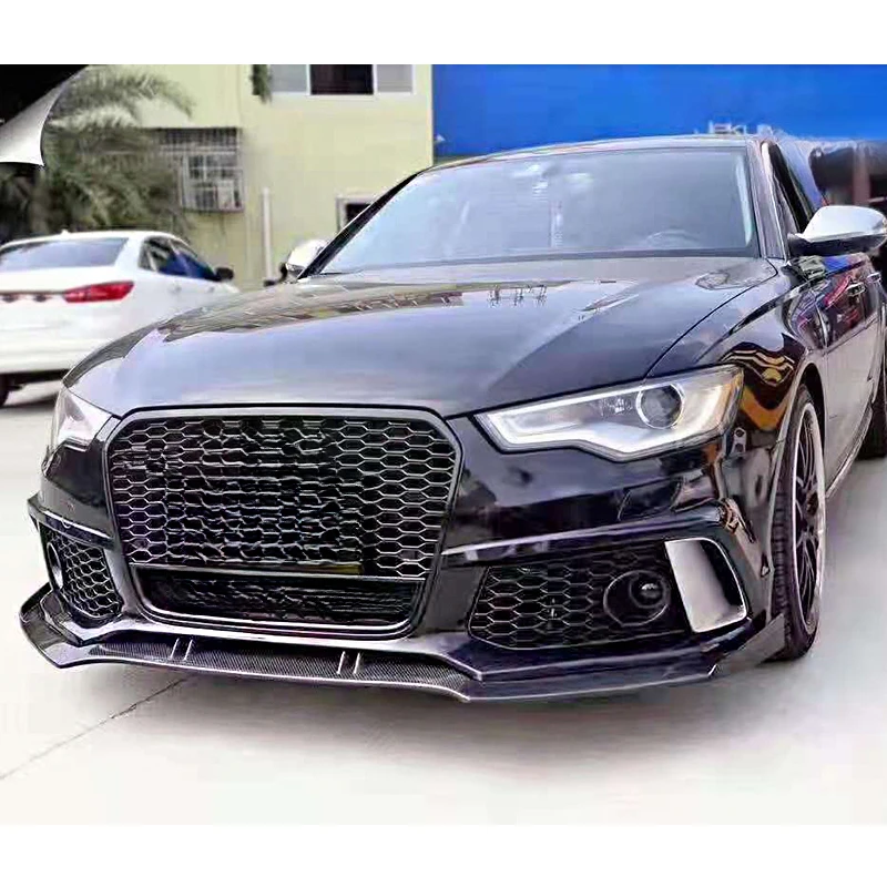 

High Quality RS6 Style Front Bumper With Grille Fit A6 C7 2012-2015 Exterior Parts