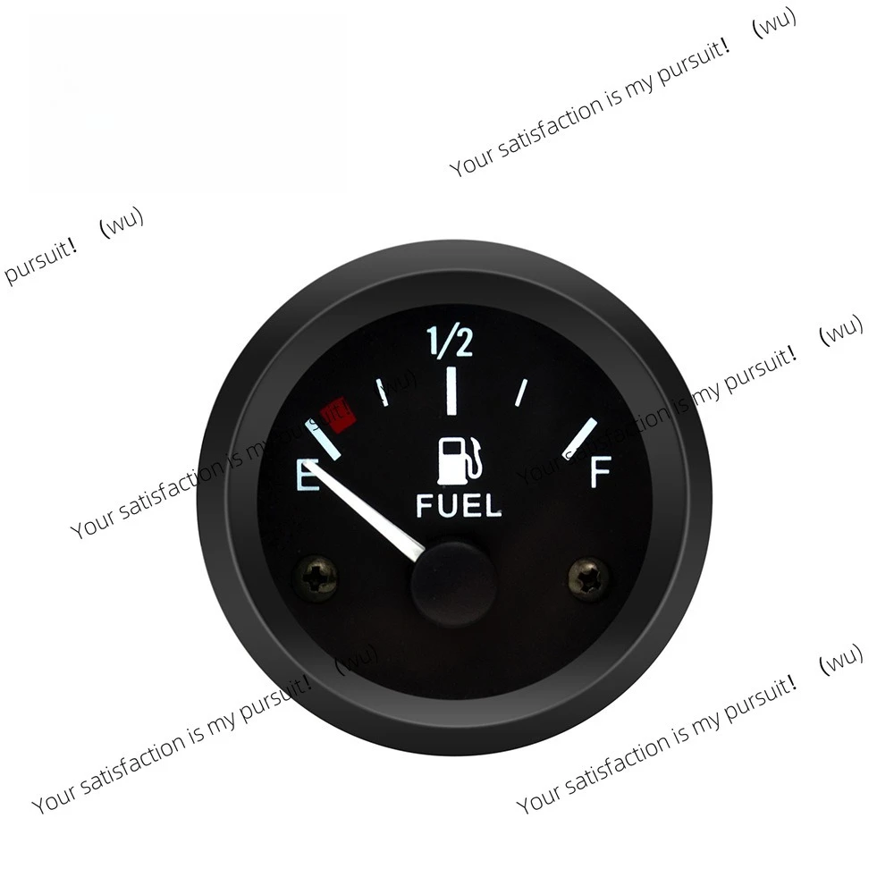 أداة تعديل السيارة مقياس الوقود، قذيفة خضراء دائرة سوداء 12 فولت مقياس مستوى الزيت العام للسيارات #1
