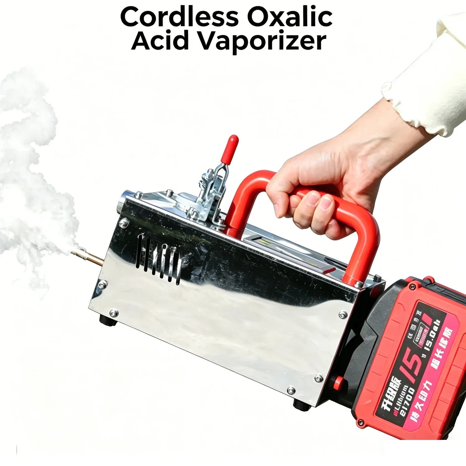 Cordless Oxalic Acid Vaporizer for Beekeeping, Fit Makita Battery (Battery NOT Included), Varroa Mite Treatment Atomizer