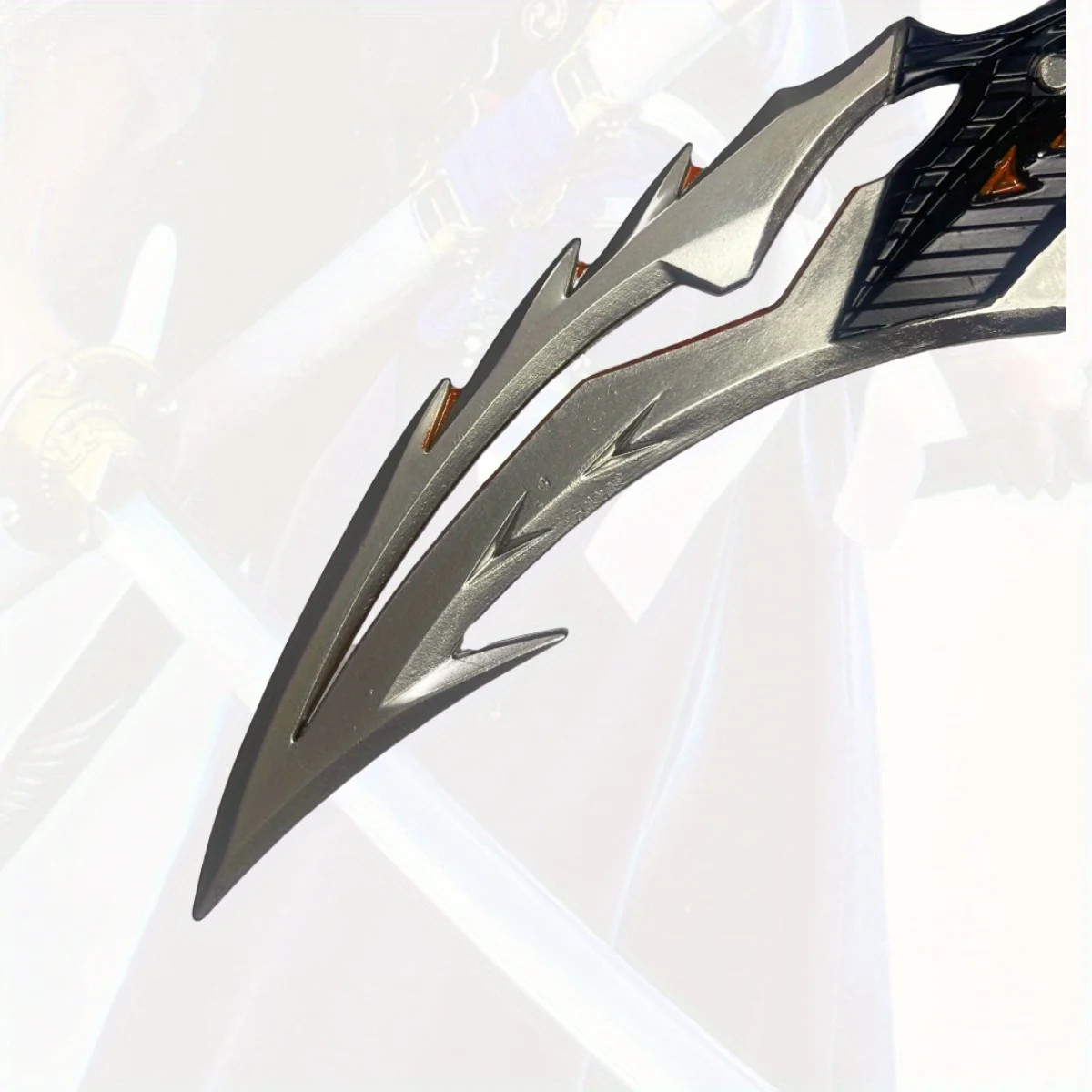 Espada katana de metal valorant prime vandal, 7 polegadas, sabre samurai original, faca ninja, sabre japonês, acessórios de cosplay, brinquedo adereço