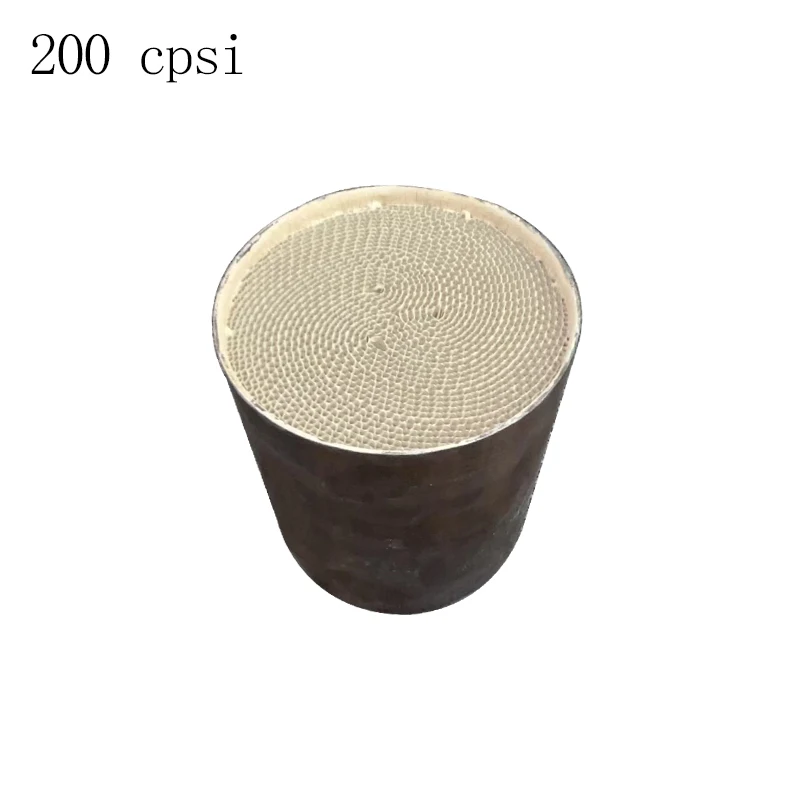 Euro 4 200cpsi Gasoline Engine Catalyst Precious Metals Inner Core  Three-Way Catalytic Converter