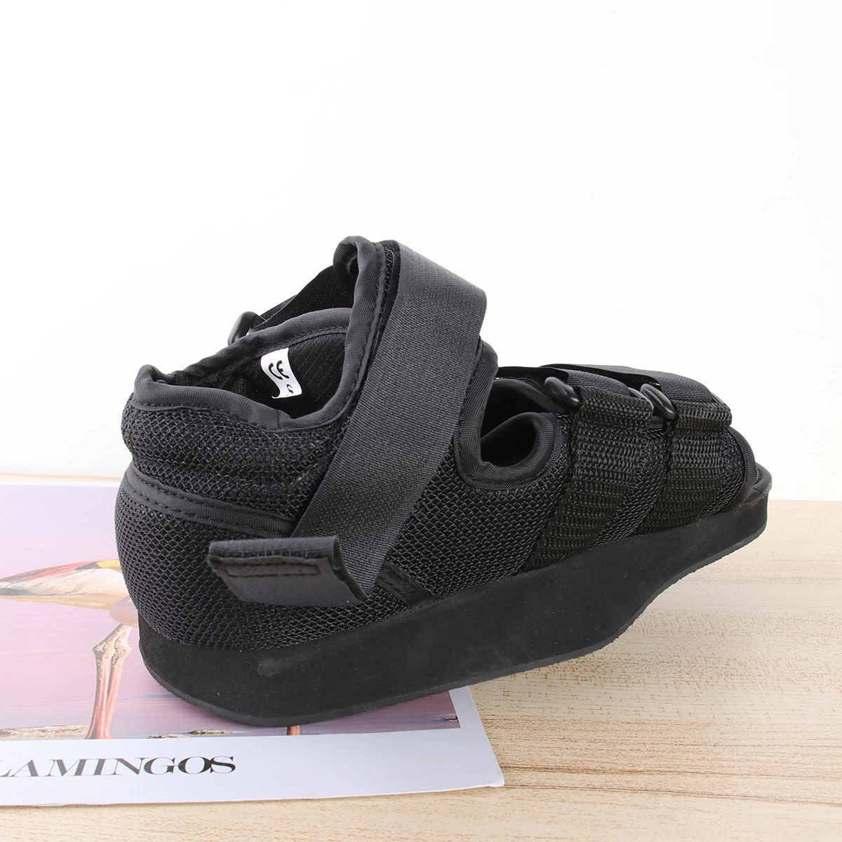 

Обувь для снятия давления, фиксация перелома передней части стопы, поддержка подошвы с шипами, обувь для восстановления ног, легкая, удобная, размер L, фиксированная стопа