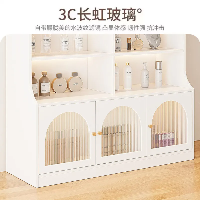 Cosmetics Container Display Cabinet Beauty Salon Nail Shop Product Rack Skin Care Product Shelf Multi-layer