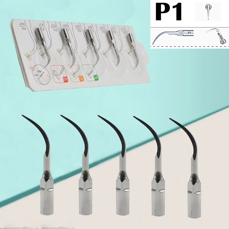

Dental Ultrasonic Scaler Tip 2 Set for Satelec Woodpecker EMS Dentist Handpiece Endodontics DTE Odontologa