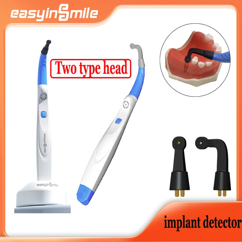 

Easyinsmile модернизированный детектор зубных имплантатов, локатор, устройство для помощи при имплантации, вращающаяся головка, двухтипная головка, быстрая для всех зубов