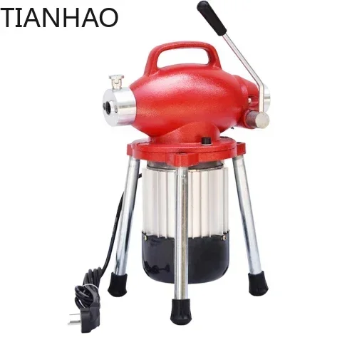 220V Electric Pipe Dredging Sewer Tools for Unclogging Professional Clear Toilet Blockage Drain Cleaning Machine