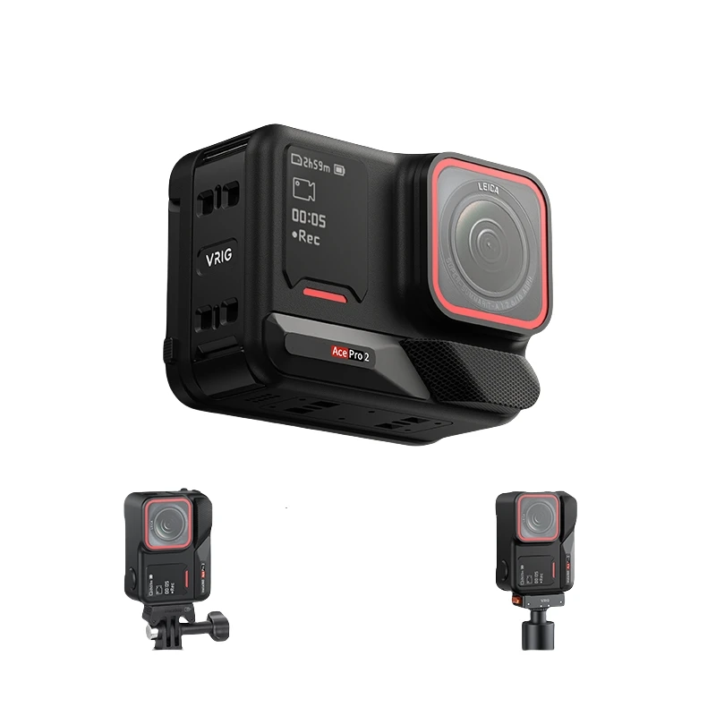 For Insta360 Ace Pro 2 Battery Cover Vertical Shooting Quick Release Adapter Accessory