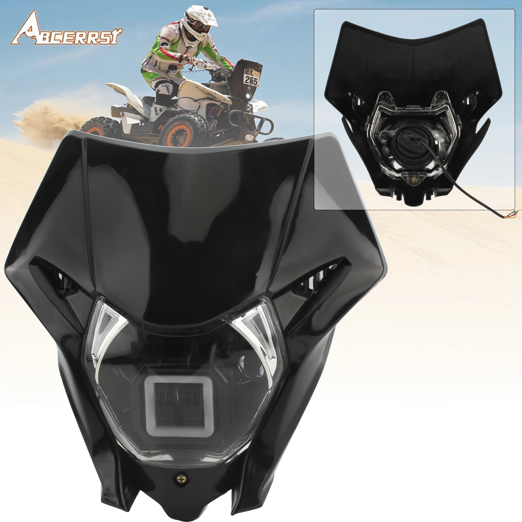 

CRF150L-LED Headlight for Honda CRF150L 2018-2023 Enduro Motocross Dirt Bike High Brightness Lighting Durable Accessories Parts​