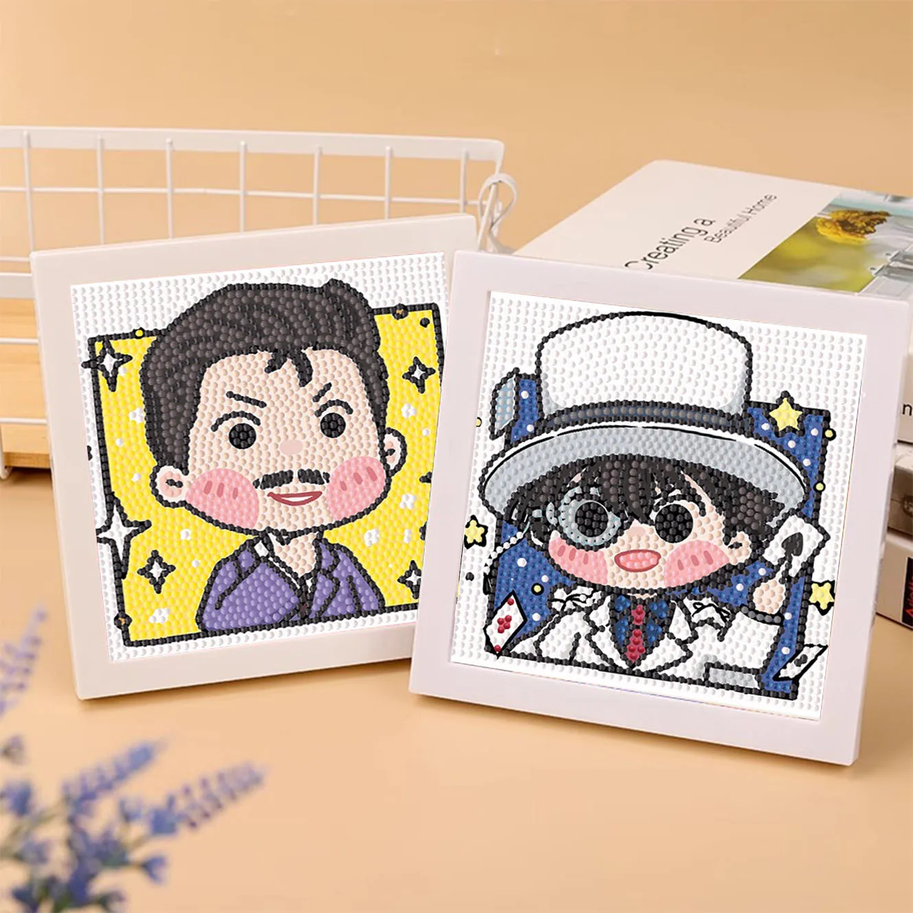 Keeppley&Cartoon Detective Conan Crystal Diamond Decorative Painting 5D DIY Cross Embroidery Kit Kawaii Birthday Handmade Gift