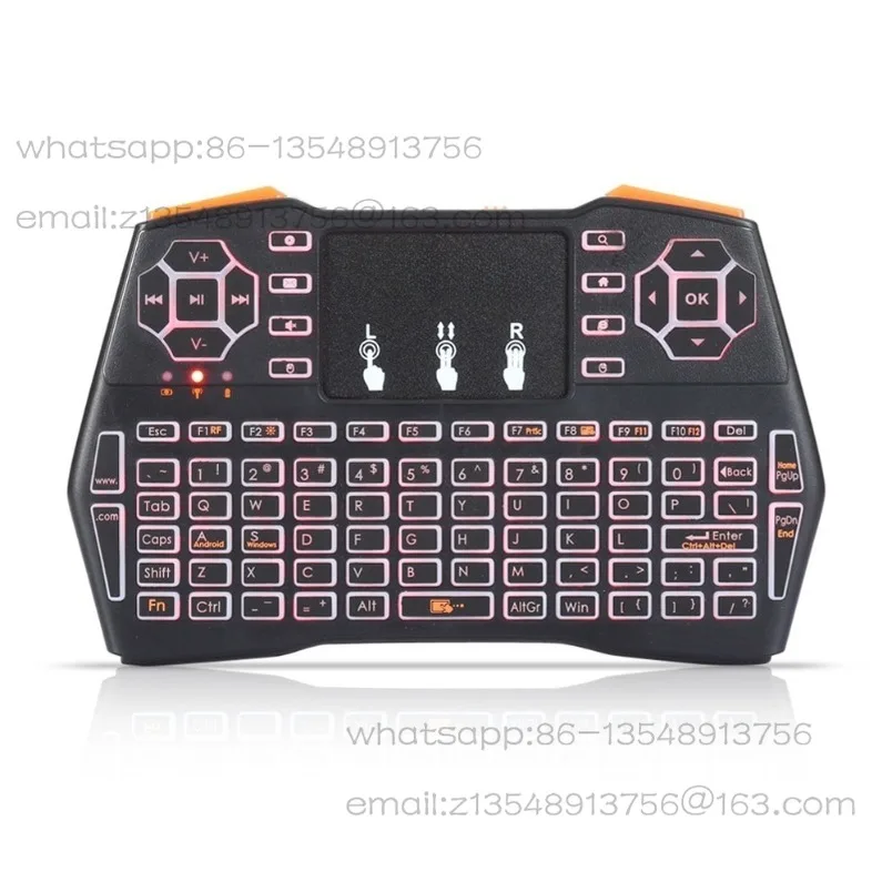Spot fast-shipping i8 backlit air flying squirrel, mini wireless keyboard