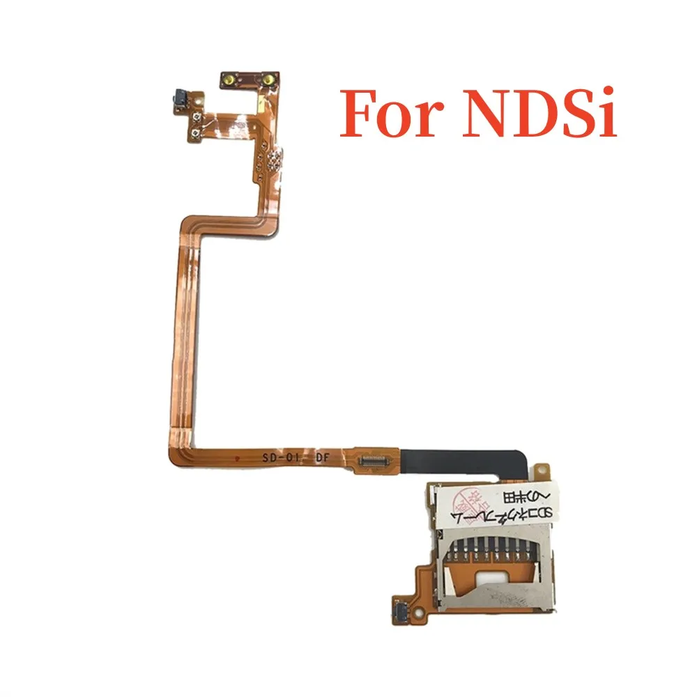 

10pcs LR Key SD Card Slot Socket Ribbon Cable For Ndsi Audio Control Volume Adjustable Function Replacement Repair Parts