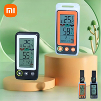 Xiaomi Multifunction Thermometer Hygrometer Automatic Electronic Temperature Humidity Monitor Clock LCD Screen Ultra-thin Clock
