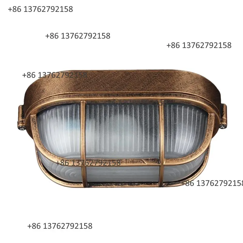 Vintage Retro E27 Waterproof Explosion Proof Wall Ceiling Lamp Outdoor Porch Moisture Resistant Lighting Fixture