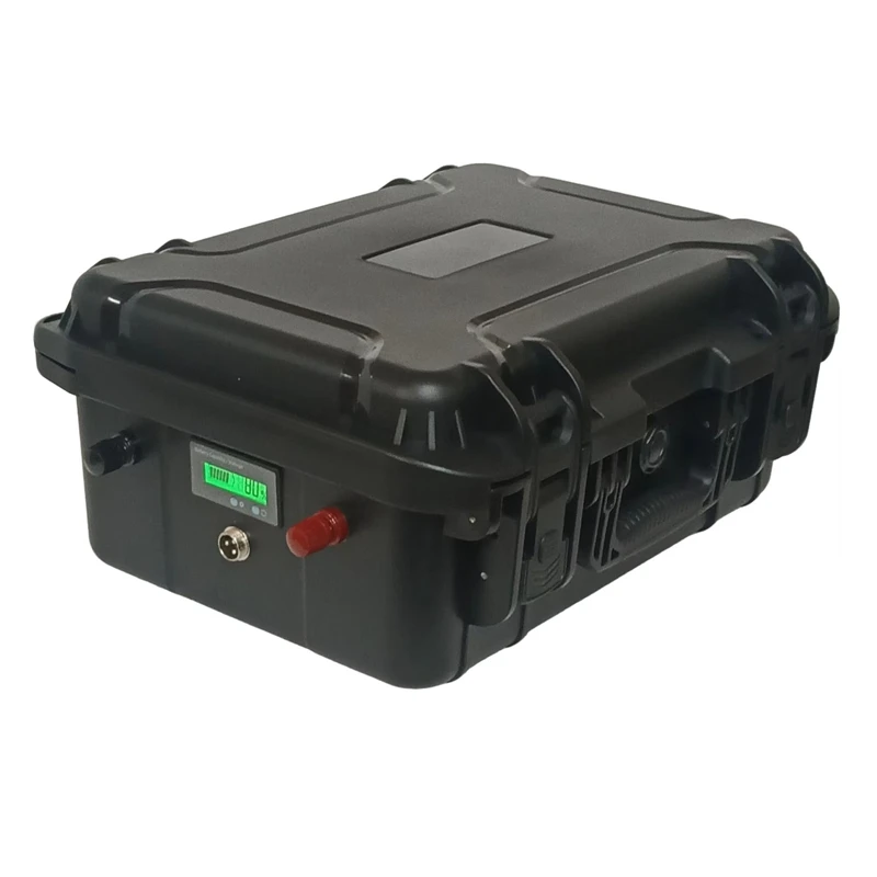 Portable 60V 60Ah 80Ah 100Ah Lithium ion Battery with Bluetooth BMS 17S for 5000W Golf Cart Energy Storage Solar System Boat