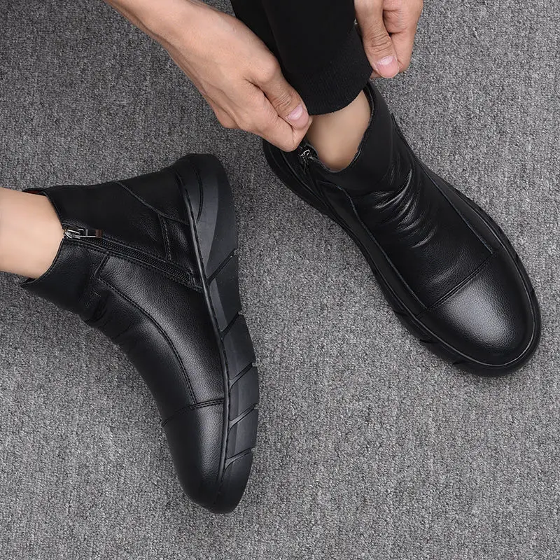 Newest Luxury Pointed Toe Casual Leather Shoes Men\'s Fashion Lace Up Business Dress Oxfords Solid Wedding Office Males Flats